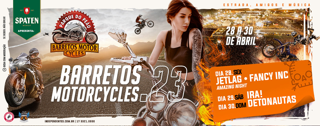 Banner evento Barretos Motor Cycles