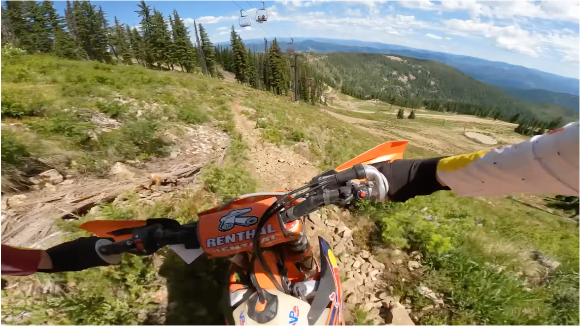 Video, Trystan Hart a bordo! Hard Enduro!