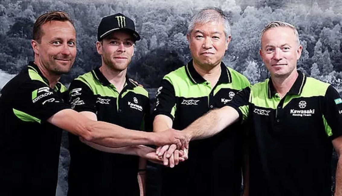 Kawasaki renova com Febvre